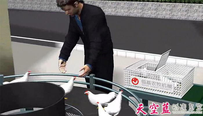 层叠式肉鸡笼养系统三维机械动画制作3.jpg 层叠式肉鸡笼养系统三维机械动画制作3.jpg